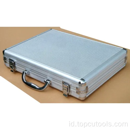 53pcs Perangkat Keras Hardware &amp; Pliers Aluminium Case Tool Kit